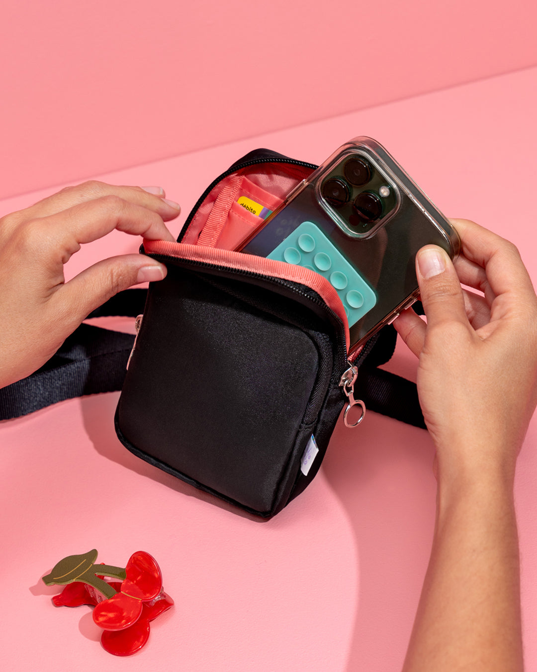 Bolso Porta Celular Black