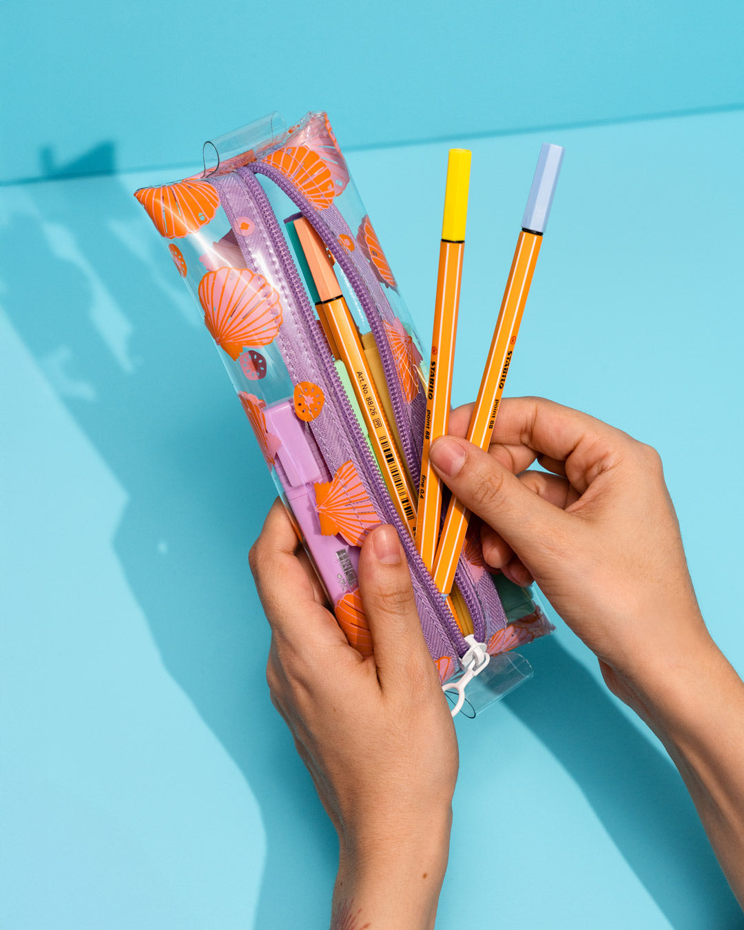 Cartuchera Happy Shell Coral