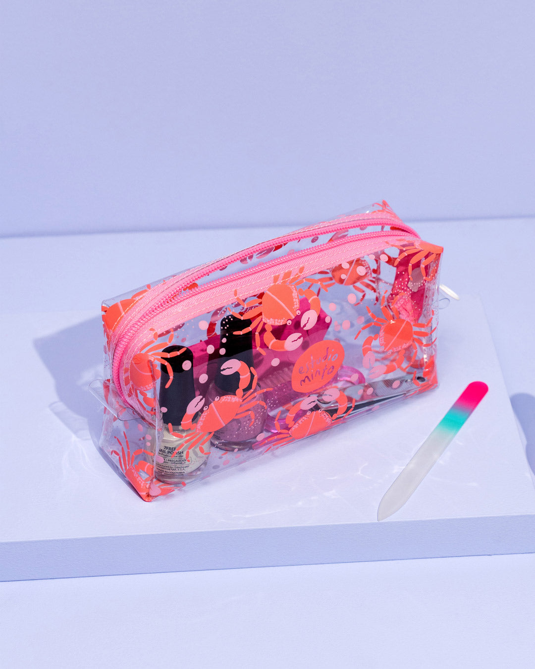 Cosmetiquera Friday Crab Cereza