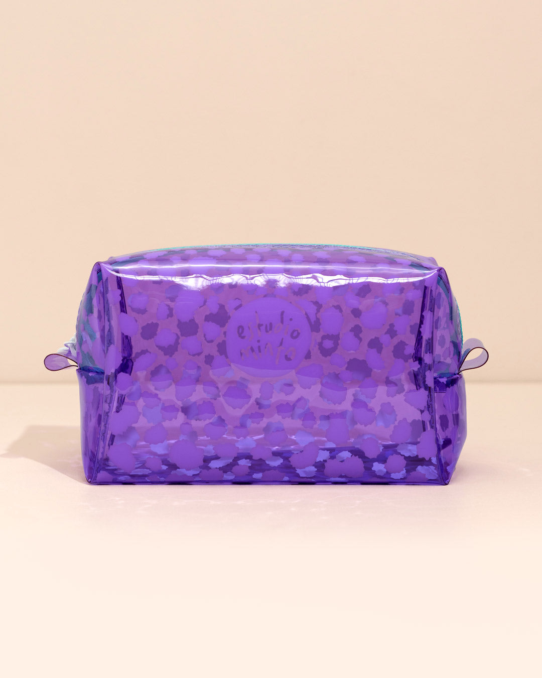 Cosmetiquera Boxy Cheetah Lila