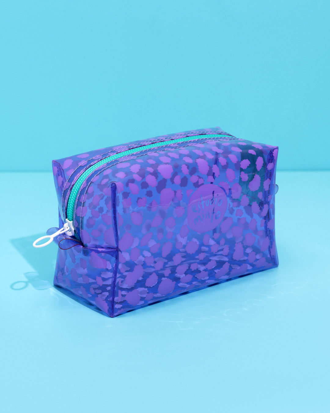 Cosmetiquera Boxy Cheetah Lila