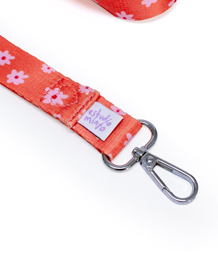Lanyard Flowercita Rosada