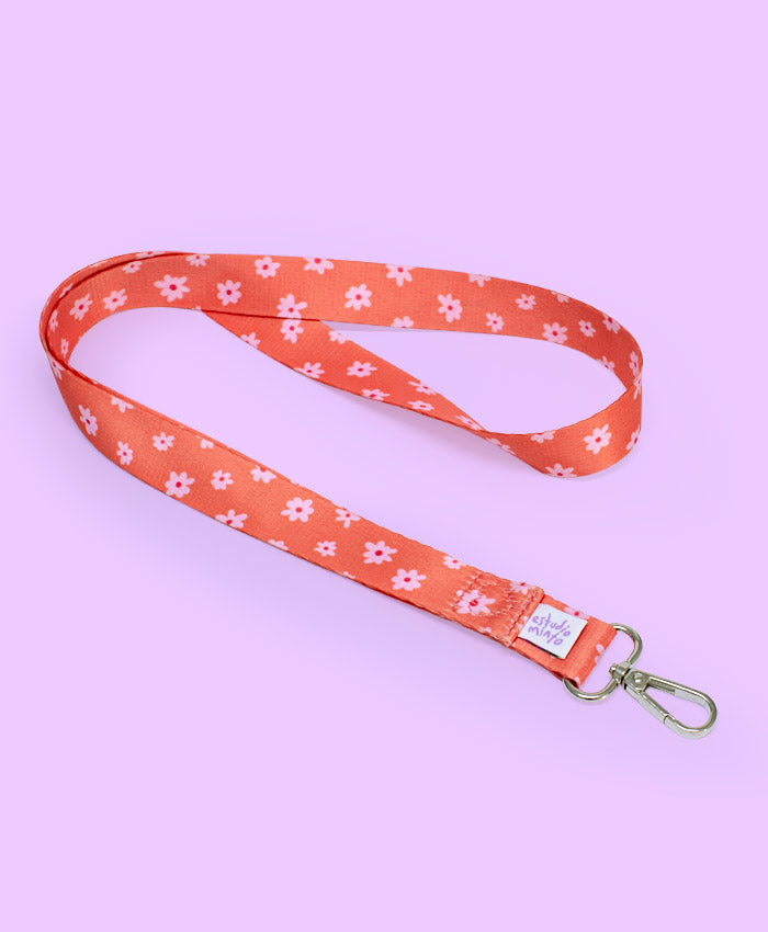 Lanyard Flowercita Rosada