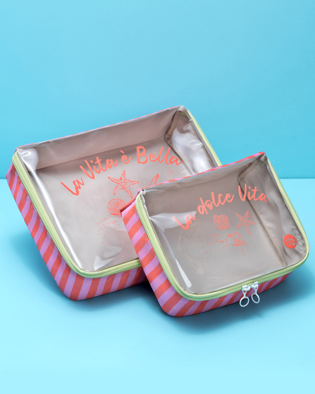 Organizador de ropa pequeño Stripes Naranja