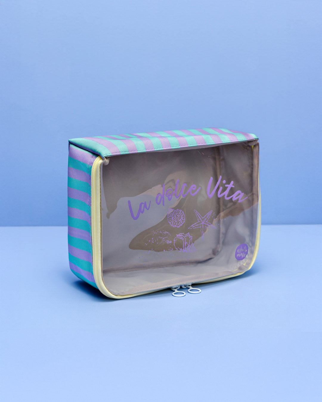 Organizador de ropa pequeño Stripes Lila