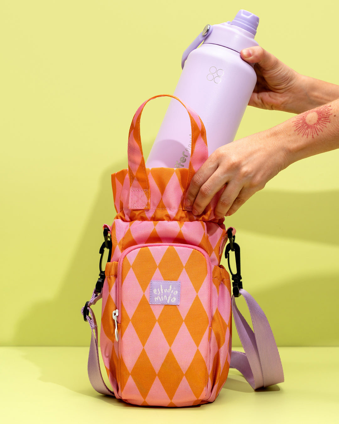 Bolso para Termo Retro Pop Pink