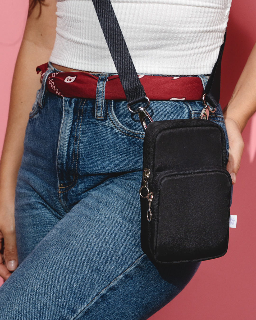 Bolso Porta Celular Black