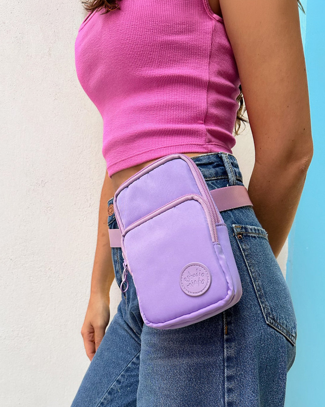 Bolso Porta Celular Lila