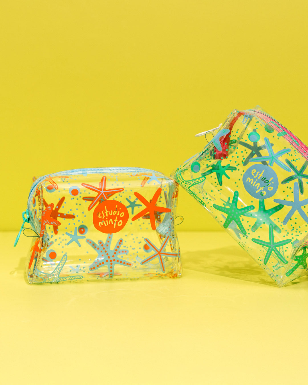 Cosmetiquera Minibio Starfish Naranja