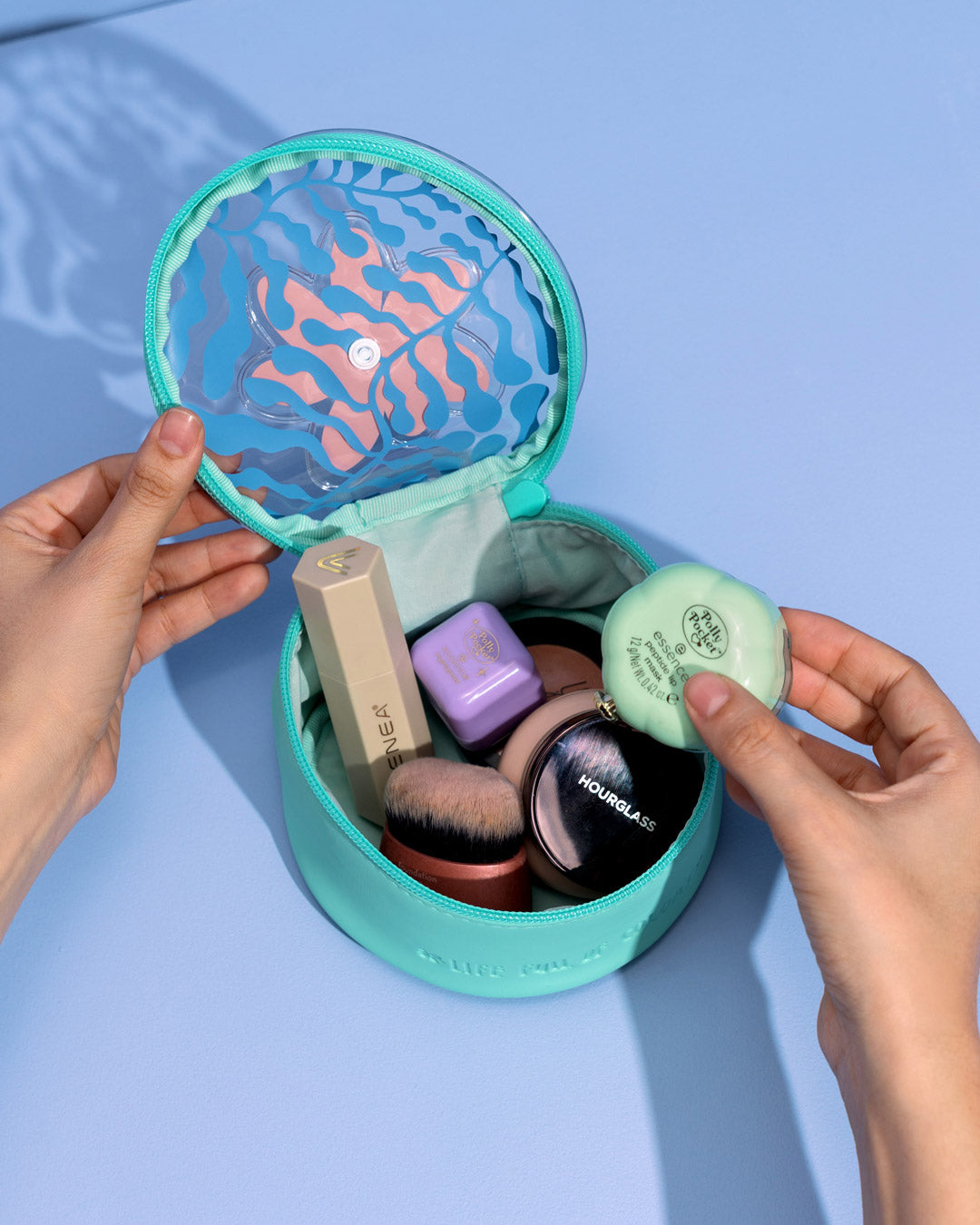 Estuche Burbuja Flor Mandarina