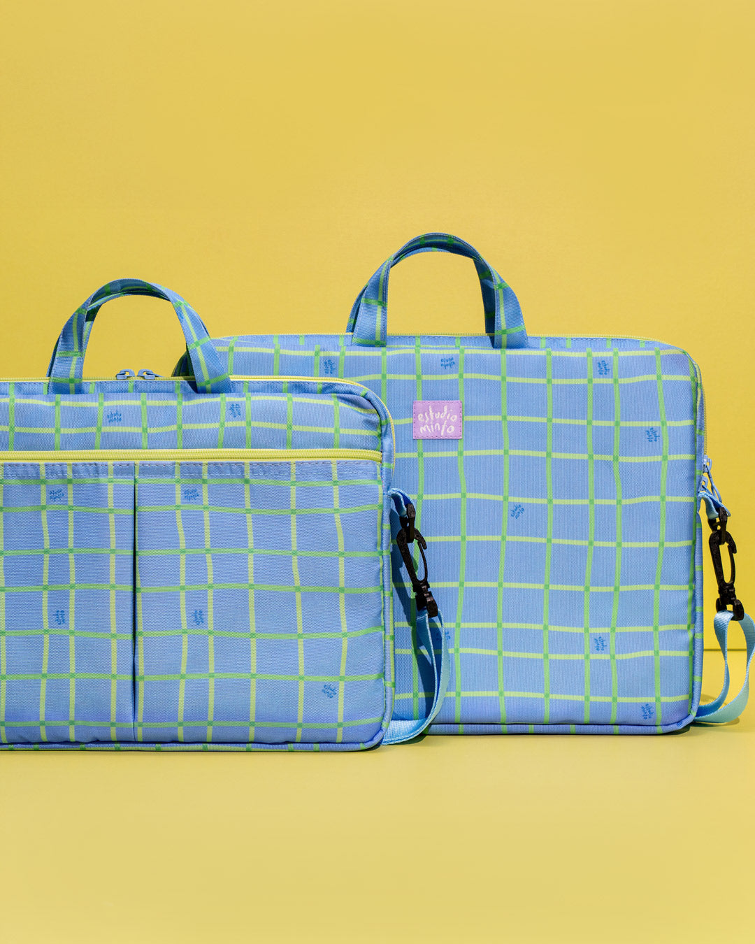 Funda para portátil 15" Blue Checkers