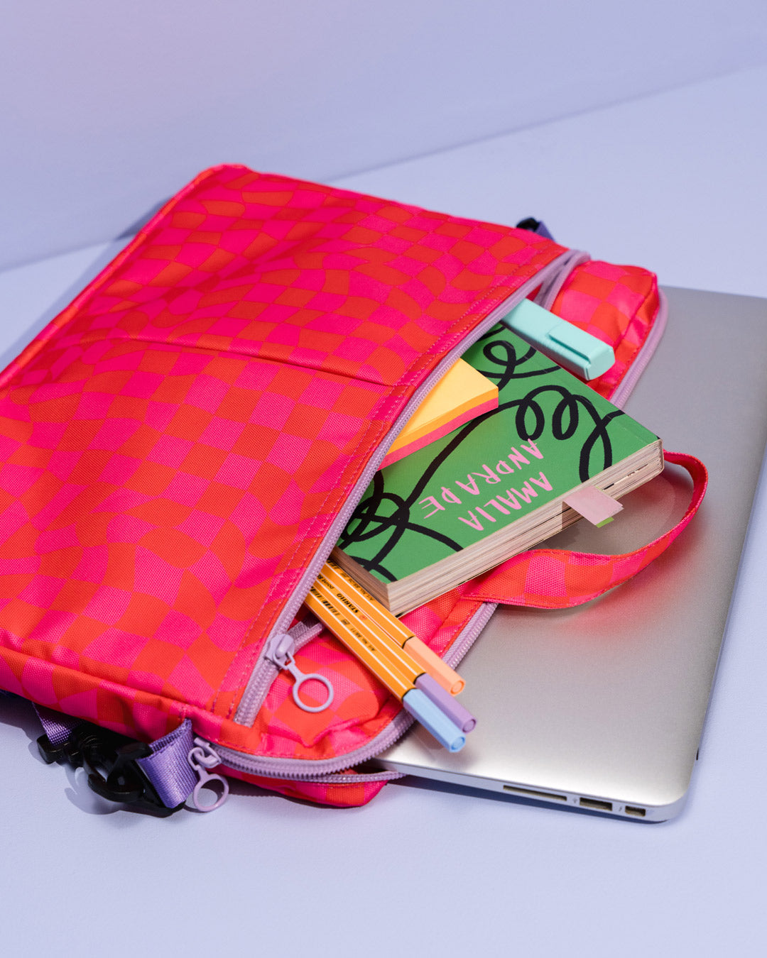 Funda para portátil 15" Cherry Checkers