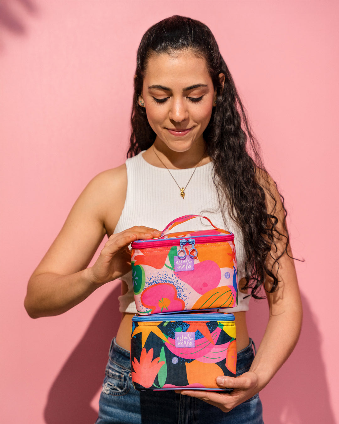 Mini Lonchera Snack Tropical Night