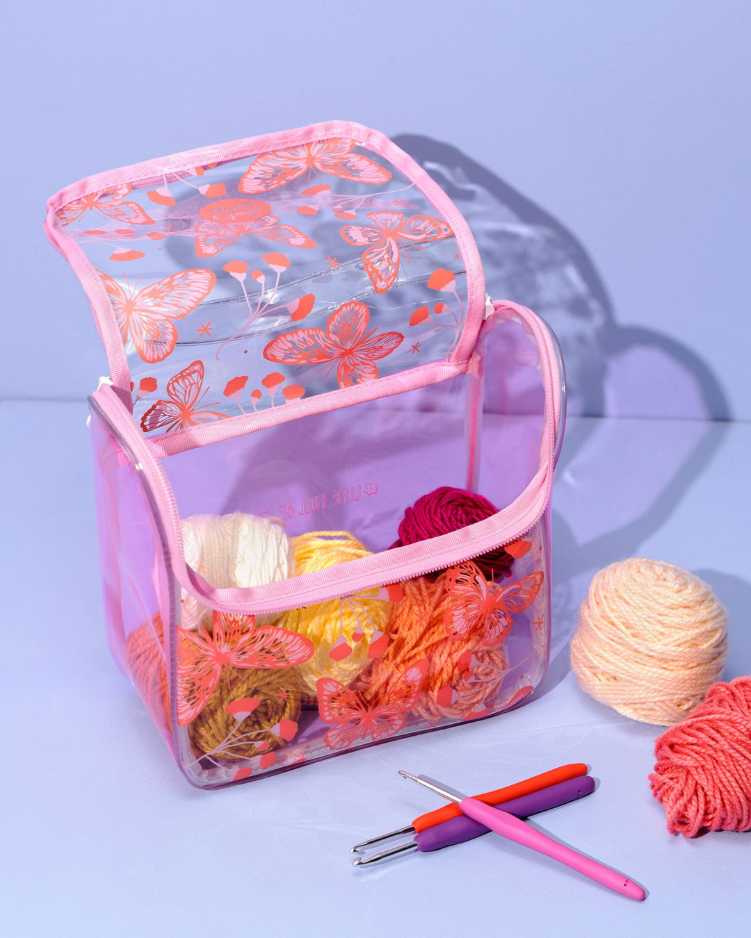 Neceser Crystal Alas Rosa