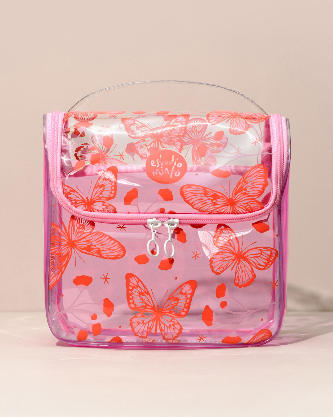 Neceser Crystal Alas Rosa