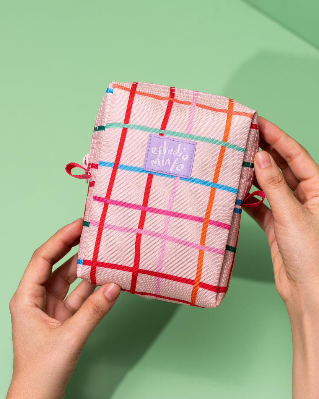 Estuche- Portacables Happy Checkers